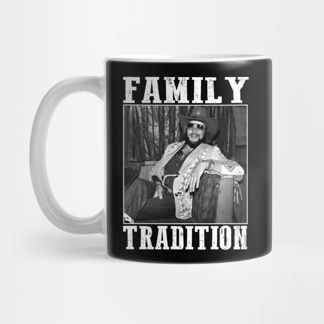 Retro Hank Jr Family Tradition by Culnaneandreas.Fashion